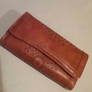  HOST PICK  Burnt Orange Cut Out Wallet